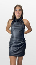 Load image into Gallery viewer, High Note Faux Leather Dress