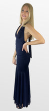 Load image into Gallery viewer, Old Hollywood Halter Maxi Dress