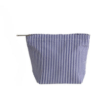Load image into Gallery viewer, Striped Square Makeup Pouch