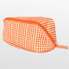 Load image into Gallery viewer, Gingham Gameday Makeup Bag