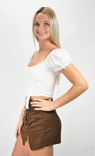 Load image into Gallery viewer, Pretty Princess Front Ruched Crop Top