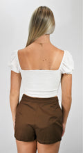 Load image into Gallery viewer, Pretty Princess Front Ruched Crop Top