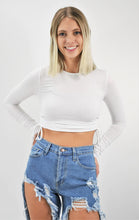 Load image into Gallery viewer, Everything Goes Side Ruched Long Sleeve Top