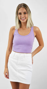 Basic Element Racer Back Crop Tee