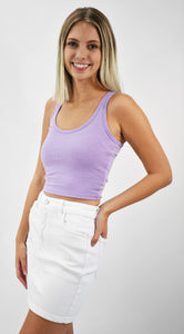 Basic Element Racer Back Crop Tee