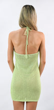 Load image into Gallery viewer, On the Hook Crochet Halter Dress   