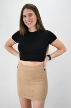 Load image into Gallery viewer, Cozy Bear Eyelash Knit Mini Skirt