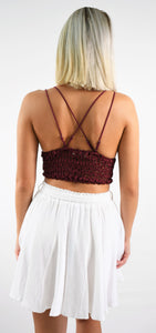 Lace Spaghetti Strap Bralette