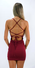 Load image into Gallery viewer, More to It Lace Up Back Bodycon Dress