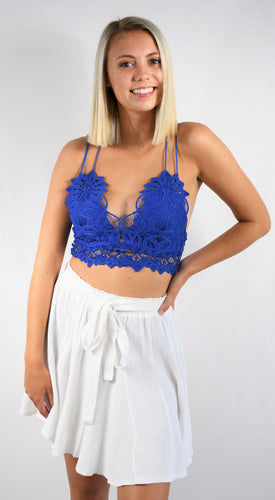 Lace Spaghetti Strap Bralette