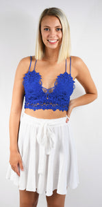 Lace Spaghetti Strap Bralette