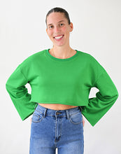 Load image into Gallery viewer, Green Machine Bell Sleeve Sweatshirt