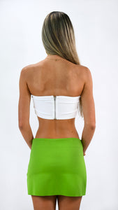 More Than A Feeling Bustier With Front Pleats