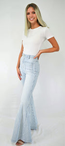 Blue Skies Retro Flare Jeans