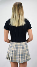 Load image into Gallery viewer, Pleats and Plaids Skirt with Shorts