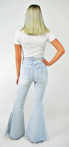 Blue Skies Retro Flare Jeans