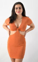 Load image into Gallery viewer, Fit to a T Bodycon Dress With Open Midriff