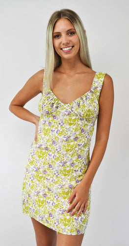 Spring Bloom Sleeveless Shift Dress