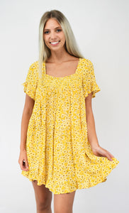 Sunshine and Daisies Babydoll Dress