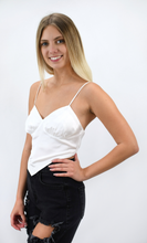 Load image into Gallery viewer, Love Triangle Silky Crop Top