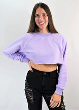 Load image into Gallery viewer, Free to Be Crop Sweatshirt