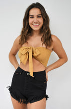 Load image into Gallery viewer, Tie It Up Smocked Bandeau