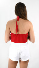 Load image into Gallery viewer, Easy Answer Knit Halter Top