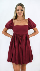 Hey Babydoll Linen Blend Dress