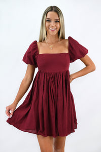 Hey Babydoll Linen Blend Dress