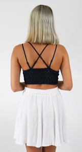 Lace Spaghetti Strap Bralette