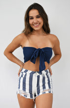 Load image into Gallery viewer, Tie It Up Smocked Bandeau