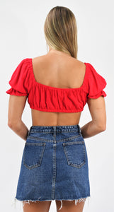 Red Dynamite Crop Top