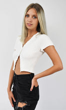 Load image into Gallery viewer, Life Style Button-Front Knit Top