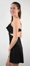 Load image into Gallery viewer, Party Favor Cowl Neck Open Bodice Dress