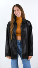 Load image into Gallery viewer, Just Your Thing Oversized Vegan Leather Jacket