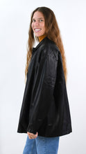 Load image into Gallery viewer, Just Your Thing Oversized Vegan Leather Jacket