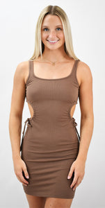 An Open Secret Cut Out Bodycon Dress