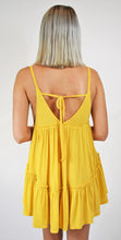 Load image into Gallery viewer, Short But Sweet Triangle Top Tiered Mini Dress