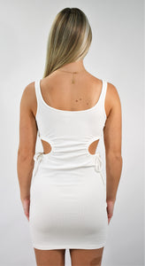 An Open Secret Cut Out Bodycon Dress