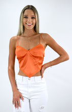 Load image into Gallery viewer, Love Triangle Silky Crop Top