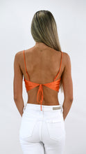 Load image into Gallery viewer, Love Triangle Silky Crop Top