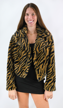 Load image into Gallery viewer, Call of the Wild Faux Fur Crop Jacket