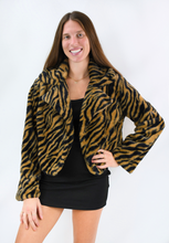 Load image into Gallery viewer, Call of the Wild Faux Fur Crop Jacket