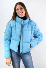 Load image into Gallery viewer, Color Scheme Cropped Puffer Jacket