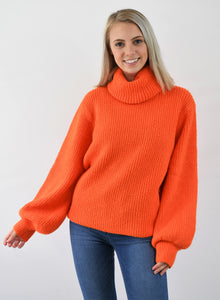 Slouchy Turtleneck Sweater