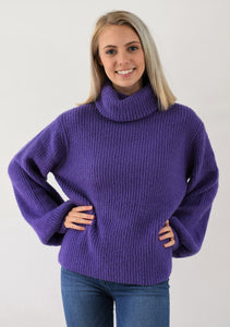 Slouchy Turtleneck Sweater