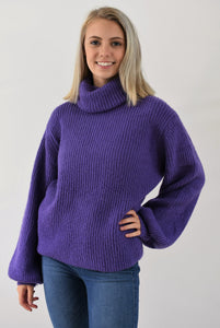 Slouchy Turtleneck Sweater