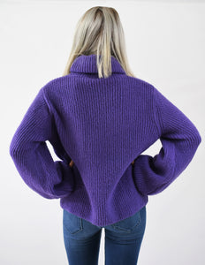 Slouchy Turtleneck Sweater