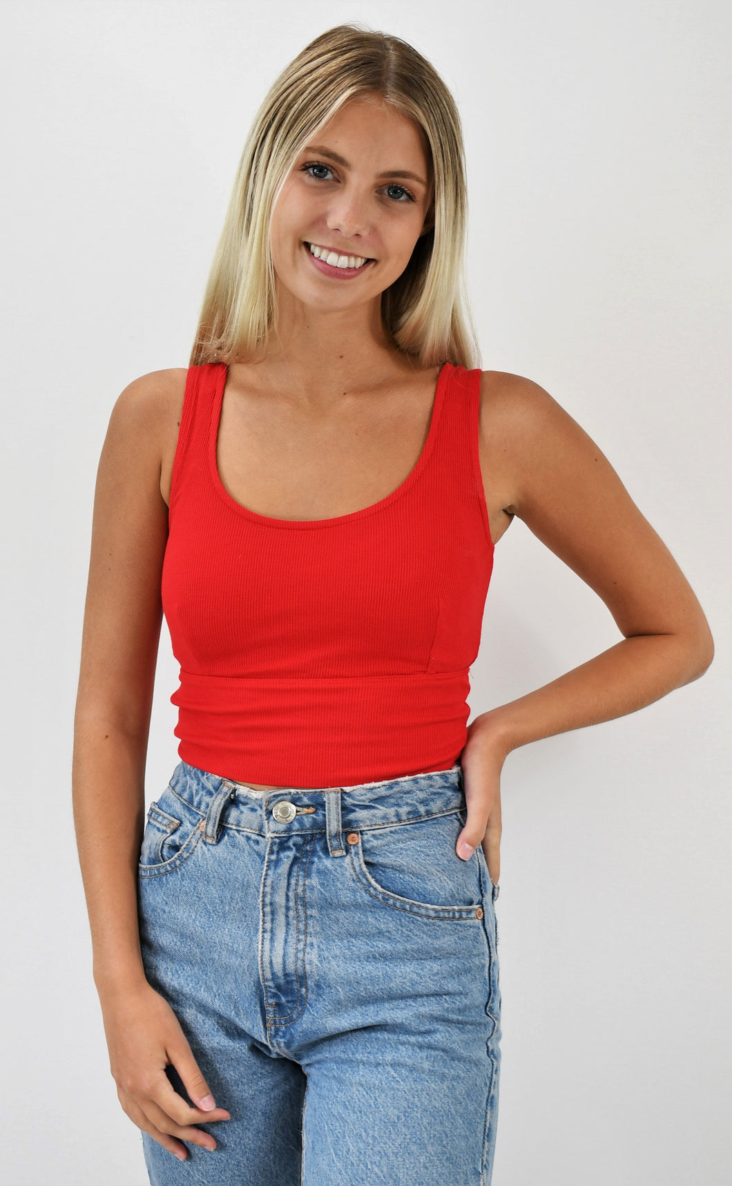 To the Core Sleeveless Crop Top