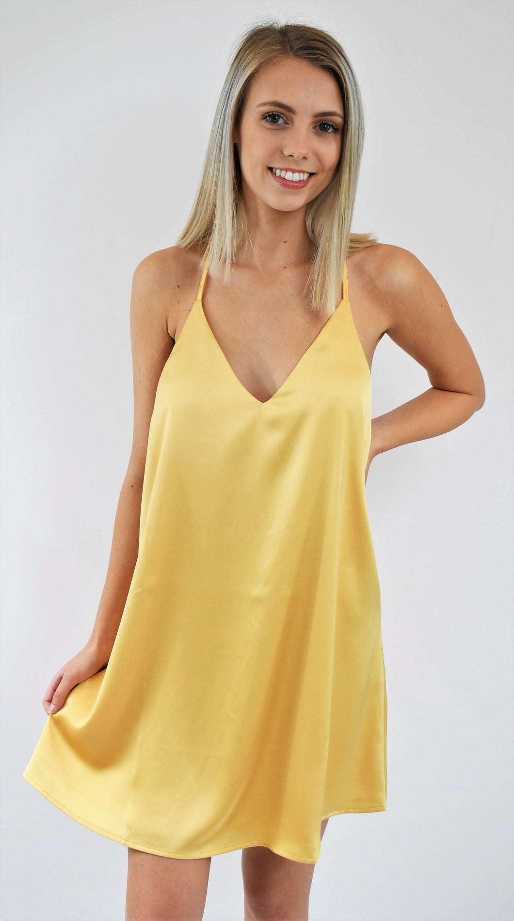 silk trapeze dress Silk Georgette Long Sleeveless Trapeze Gown 2 / Pearl GO